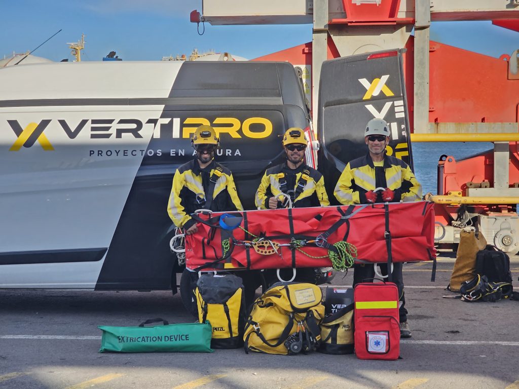 Vertipro Trabajos en Altura - Puertos, trabajos mantenimiento y rescate