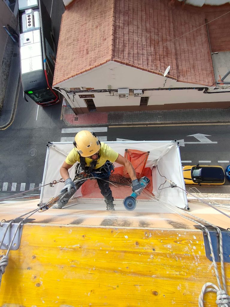 Vertipro Trabajos en Altura Rehabilitación de Edificios