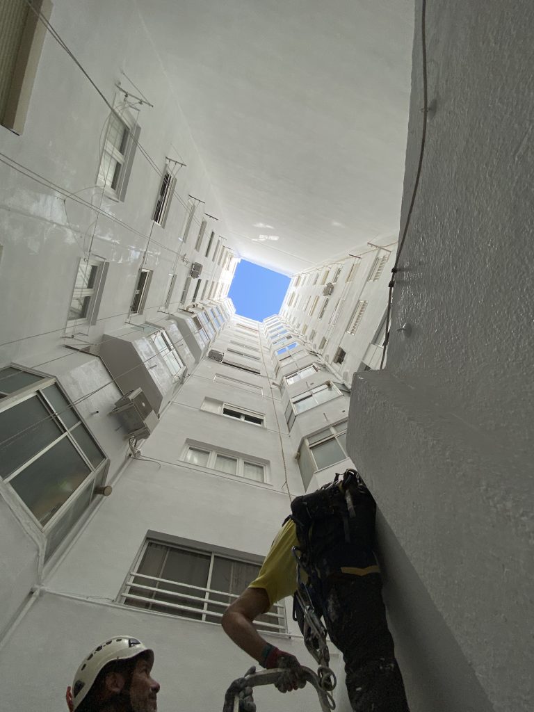 Vertipro Trabajos en Altura - Rehabilitación Patios interiores